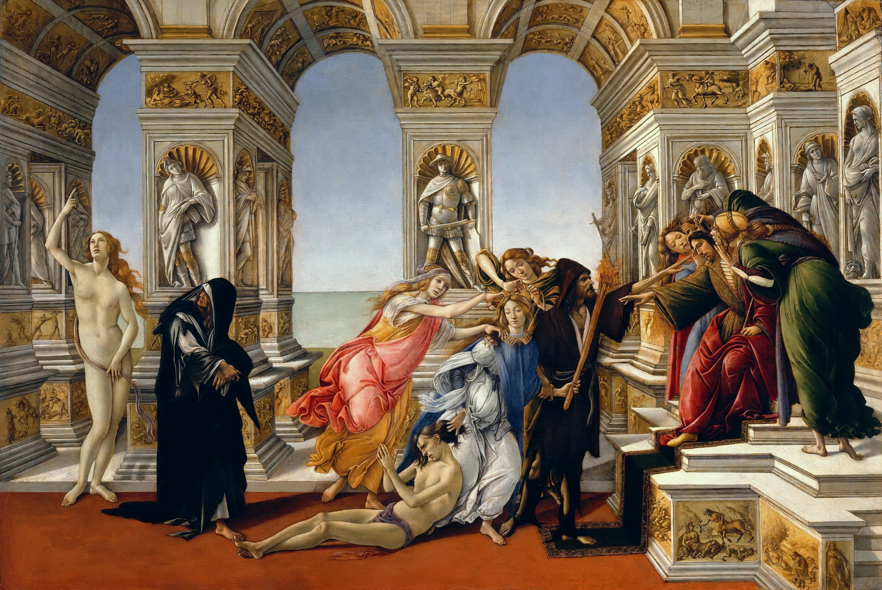 Apellen Calumnia - Sandro Botticelli