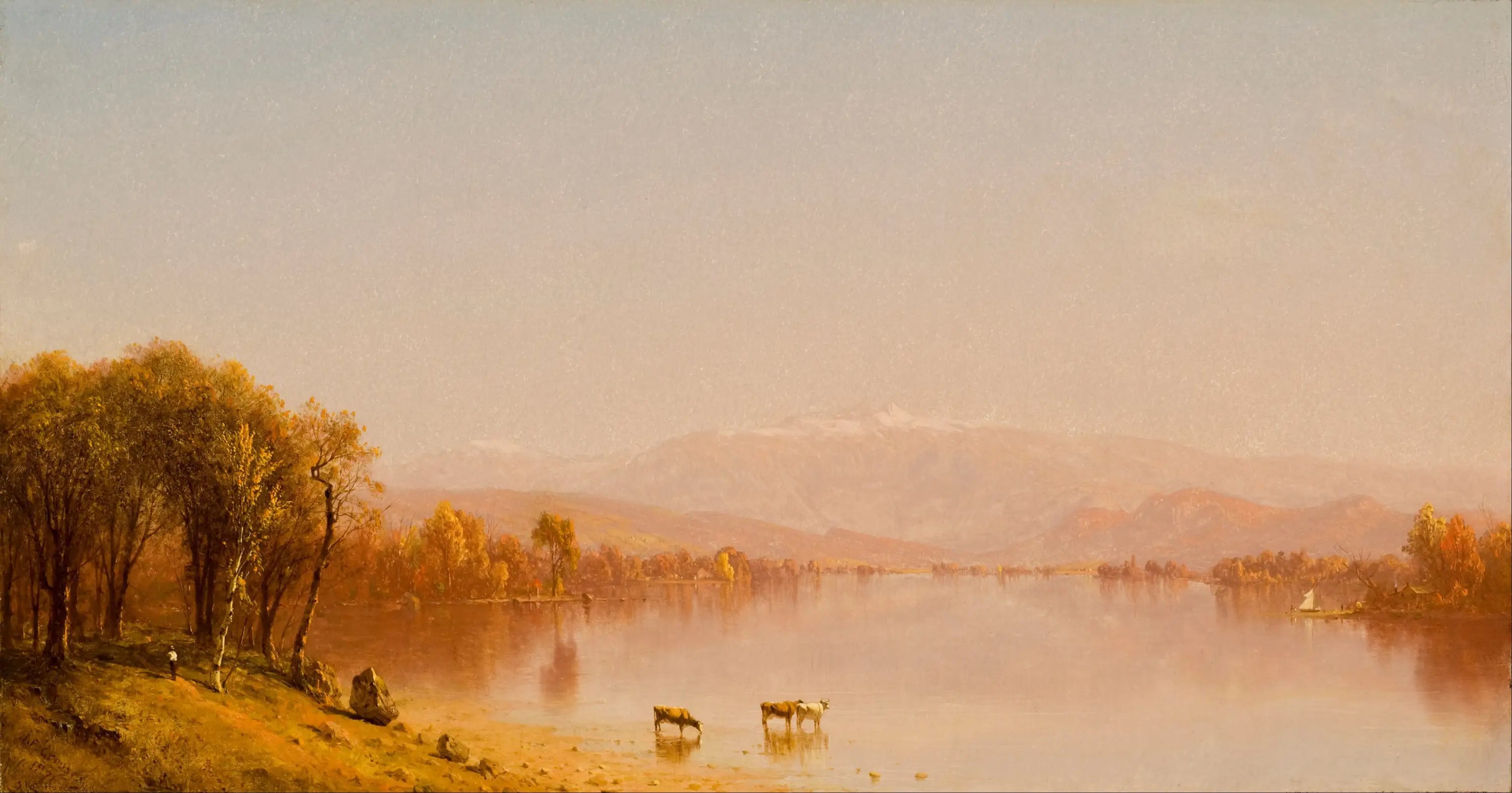 L’été indien dans les Montagnes Blanches - Sanford Robinson Gifford - Alpha Reproduction