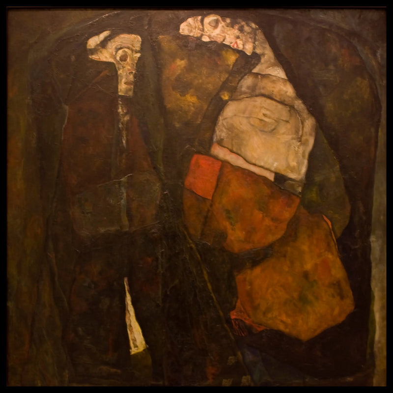 Kuolema ja nuori tyttö - Egon Schiele