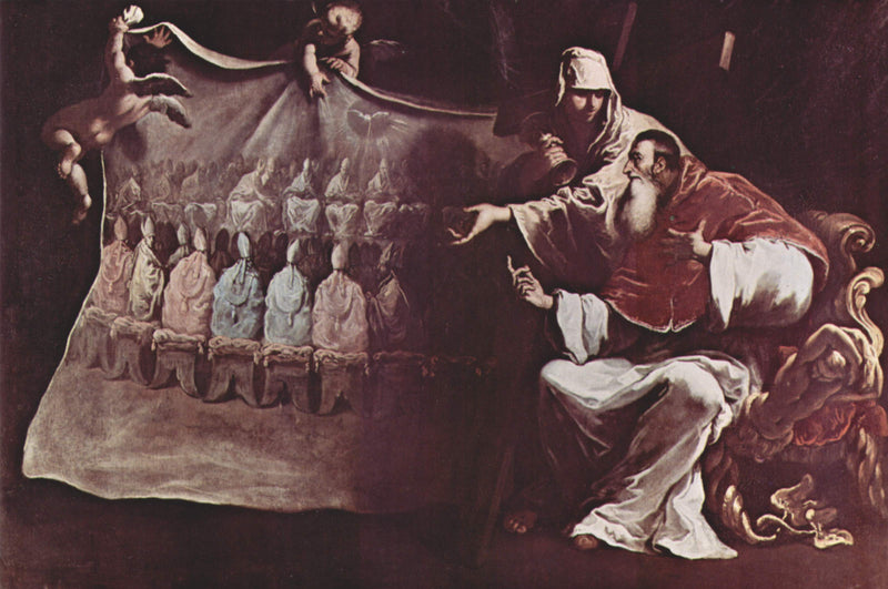 Paul III inspiroit uskosta kokoamaan Trenton kirkolliskokous - Sebastiano Ricci
