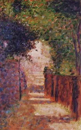Rue Saint-Vincent, Pariisi, keväällä - Georges Seurat