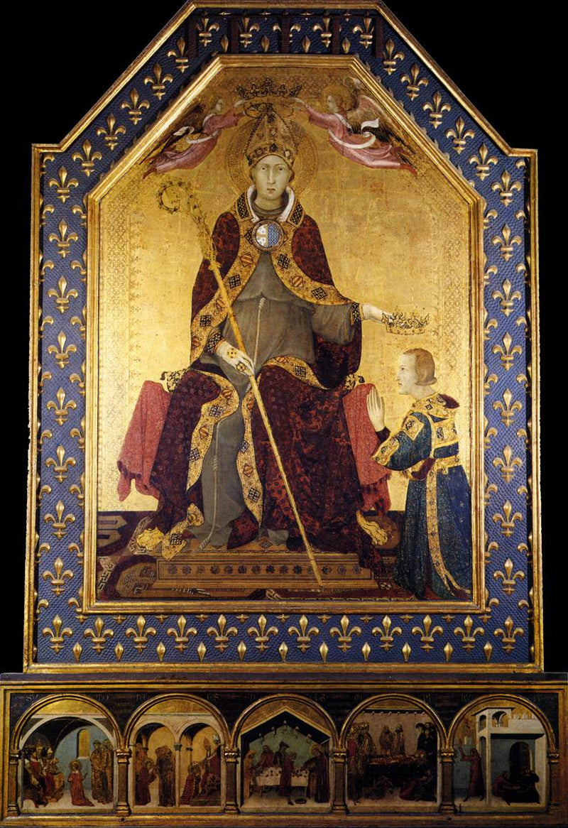 Saint Louis de Toulouse - Robert d'Anjou - Simone Martini