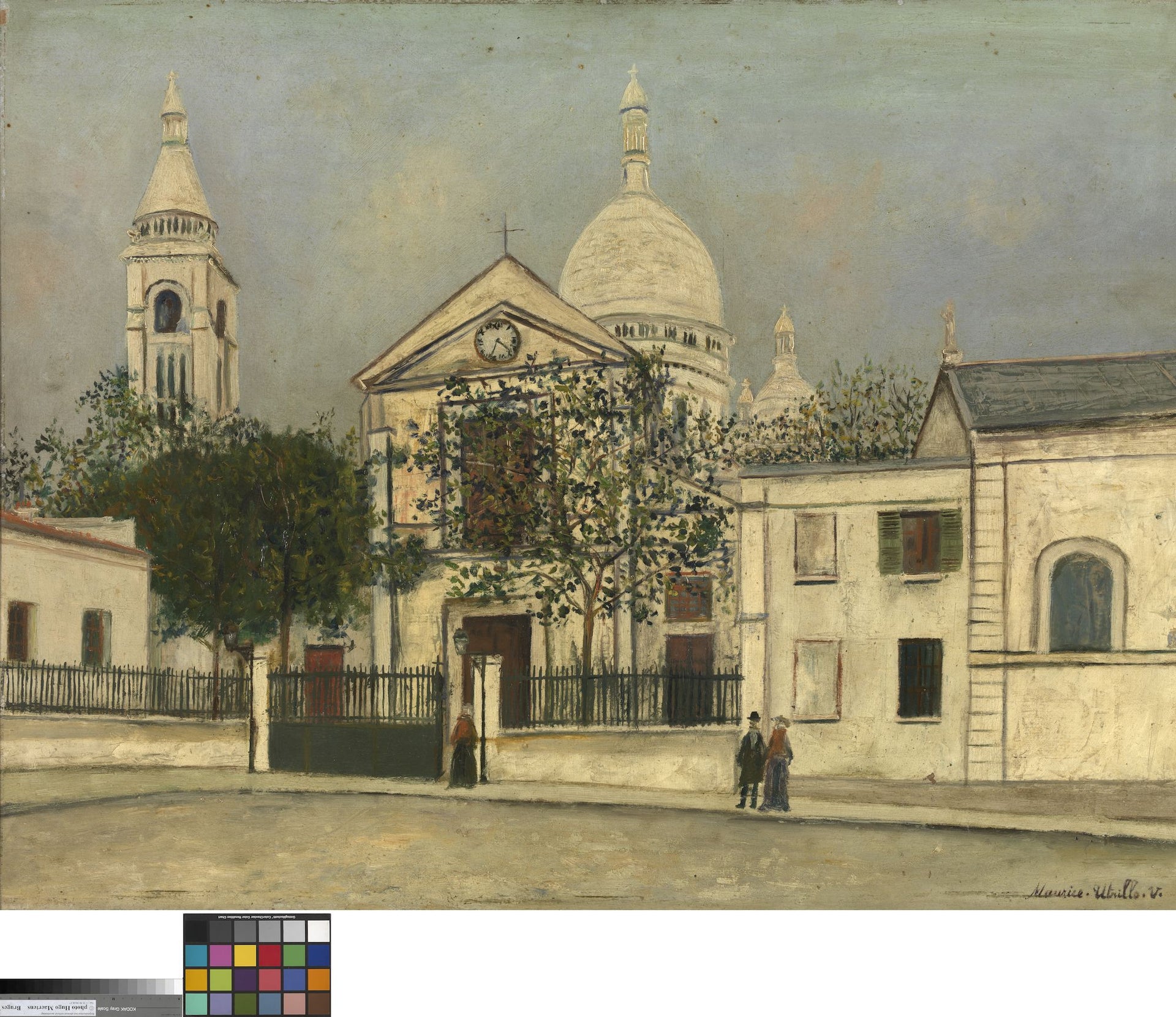 Église et Basilique du Sacré-Cœur à Montmartre - Maurice Utrillo