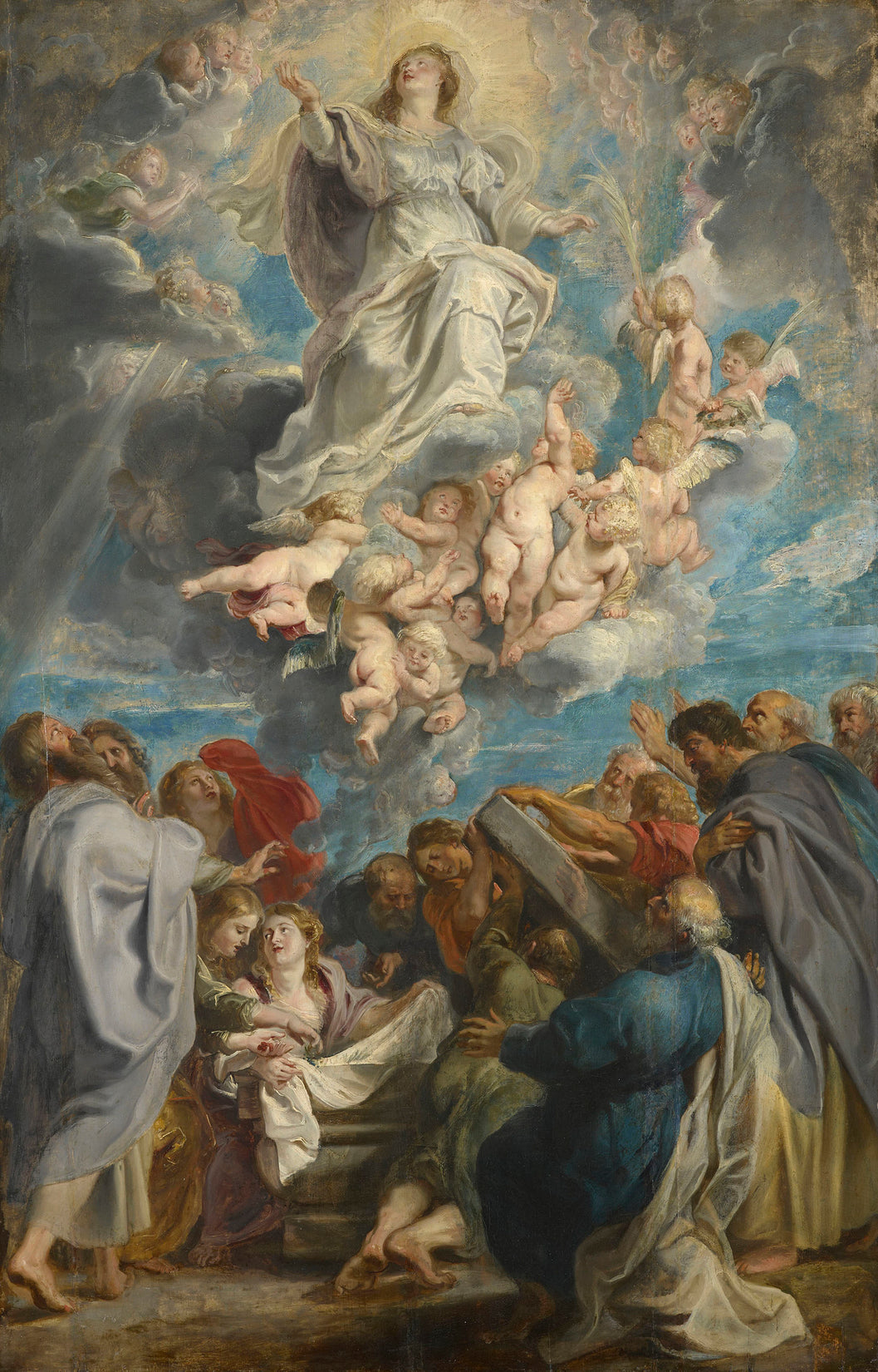 Marian taivaaseenottaminen - Peter Paul Rubens