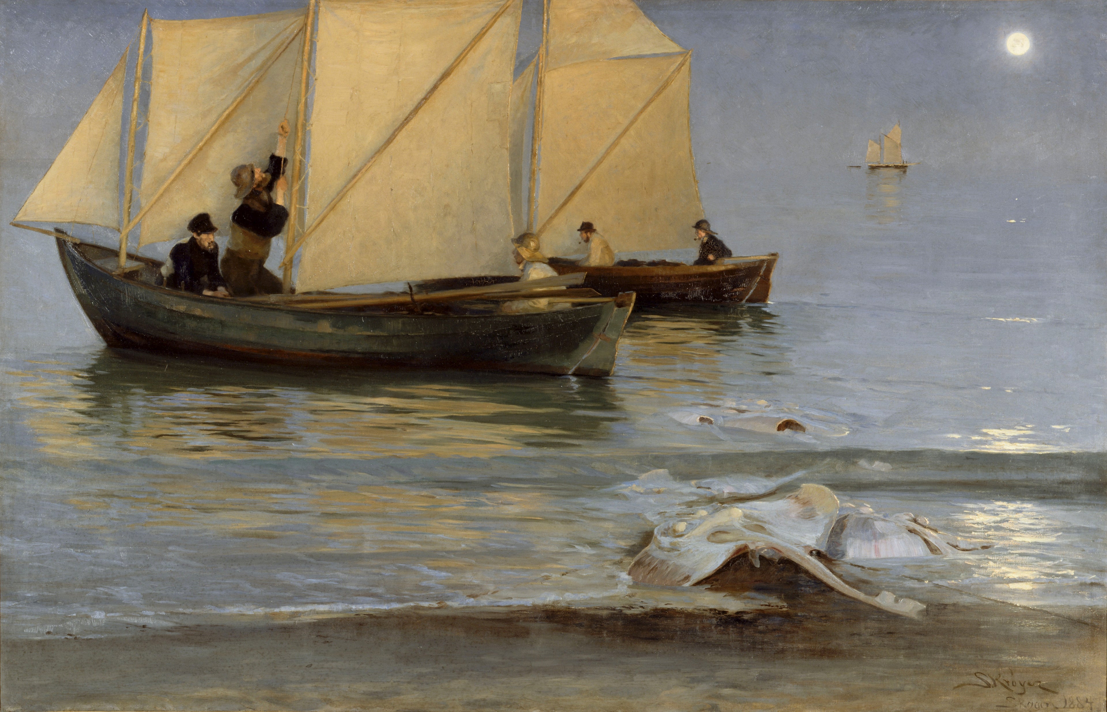 Kalastusveneet - Peder Severin Krøyer