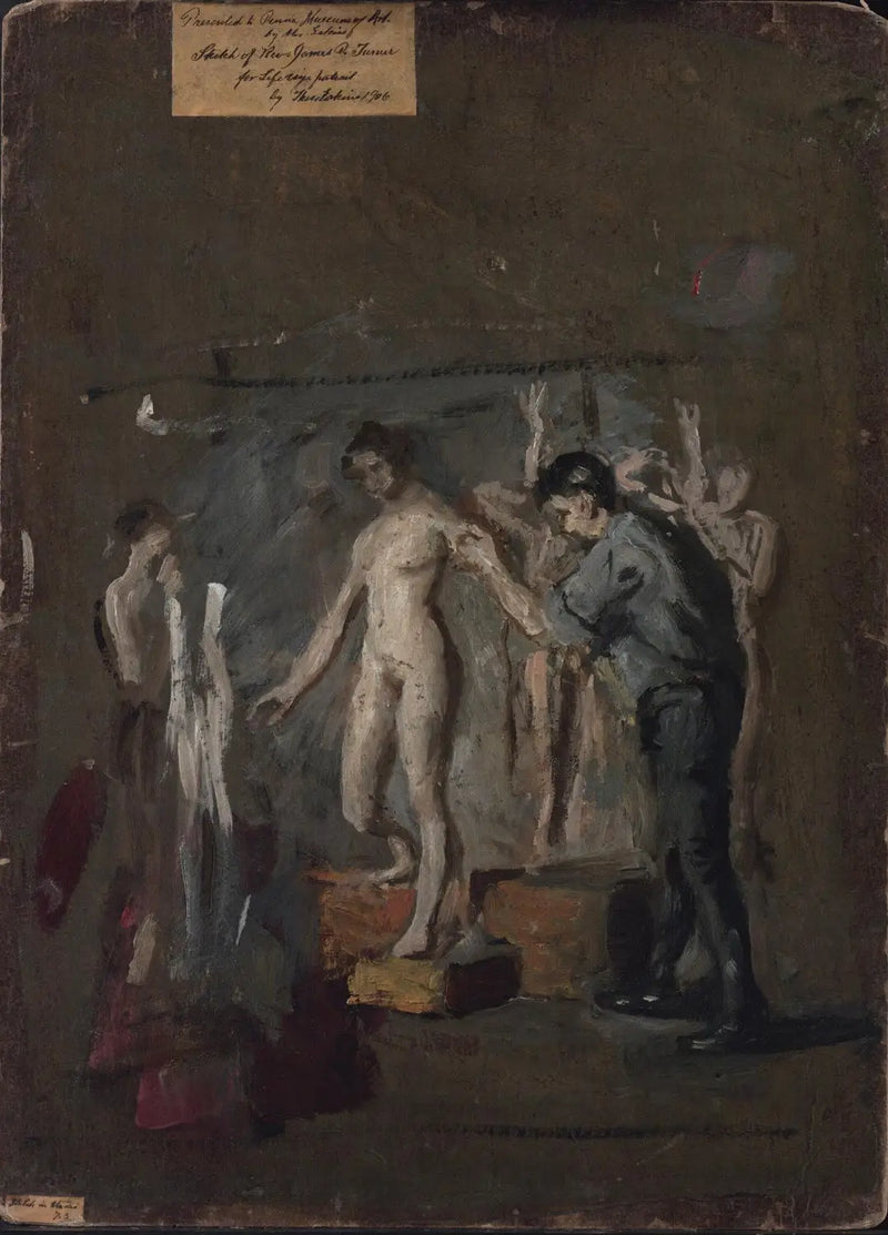 William Rush ja hänen mallinsa - Thomas Eakins