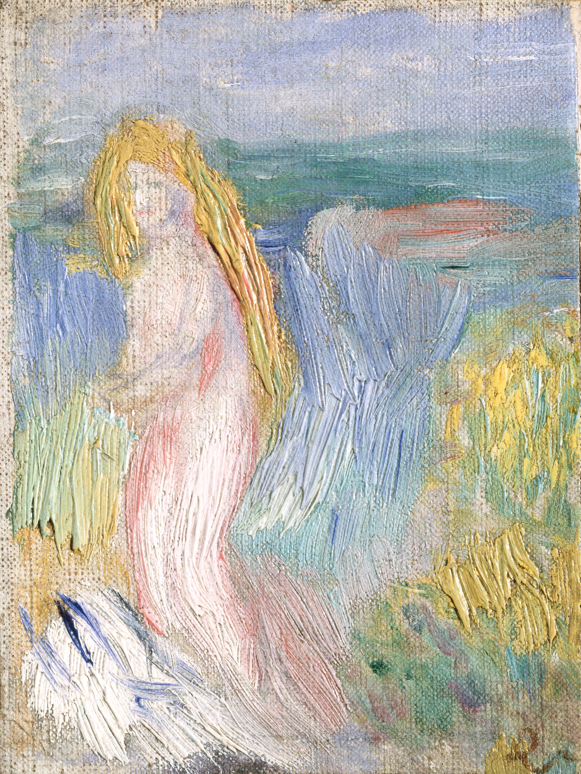 Reproduction du tableau « Petite étude pour un nu - Pierre-Auguste Renoir » par Alpha Reproduction en peinture à l’huile