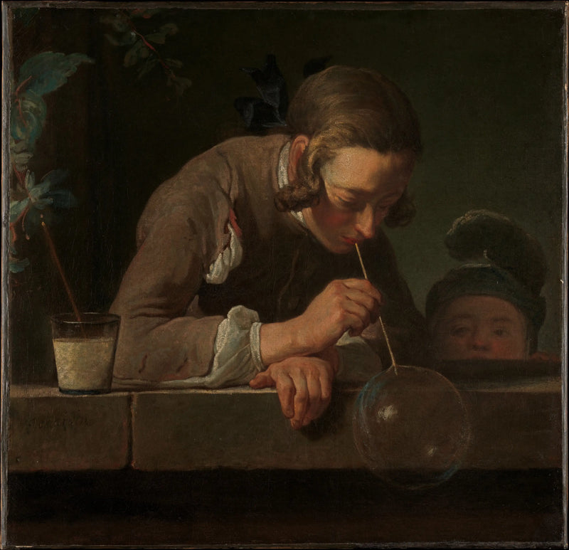 Saippuakuplat - Jean Siméon Chardin