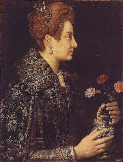 Jeune femme en profil - Sofonisba Anguissola