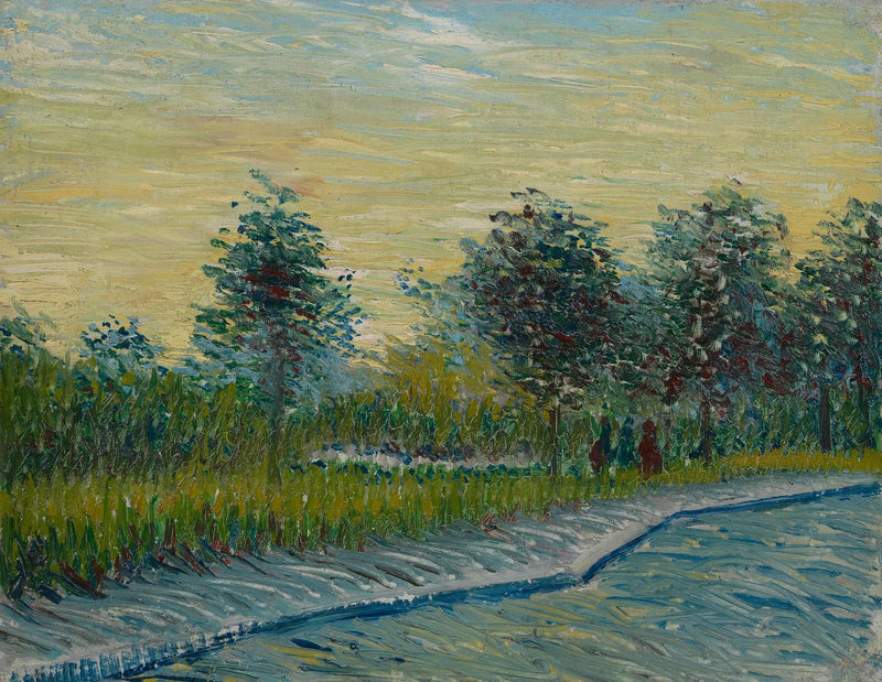 Neliö Saint-Pierre auringonlaskussa - Vincent van Gogh