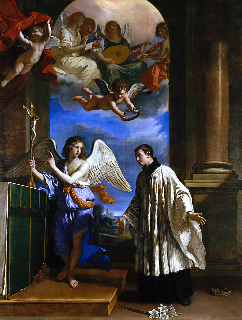 Pyhän Ludvig Gonzagnen kutsumus - Guercino