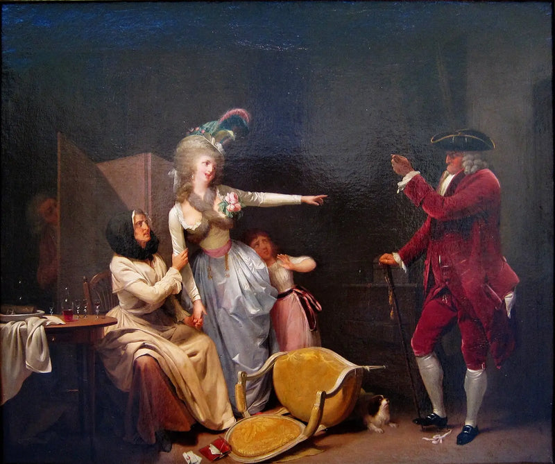 Mustasukkainen rakastaja - Louis-Léopold Boilly