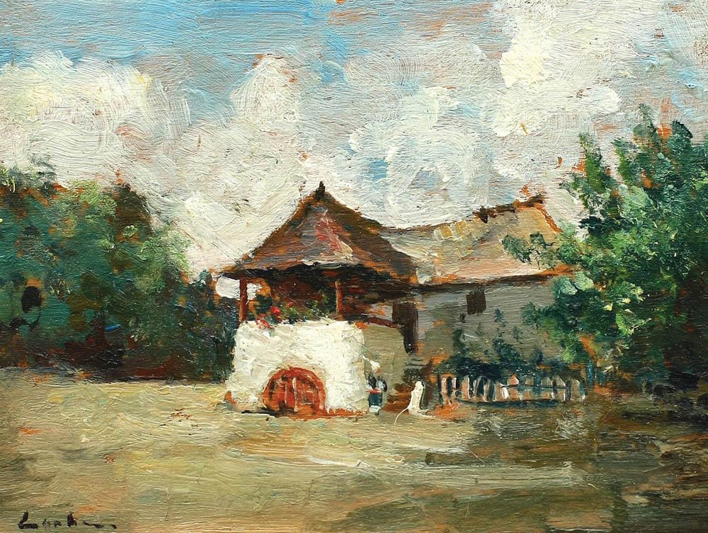 Maison d’Olténie, Ștefan Luchian, 1916, peinture à l’huile