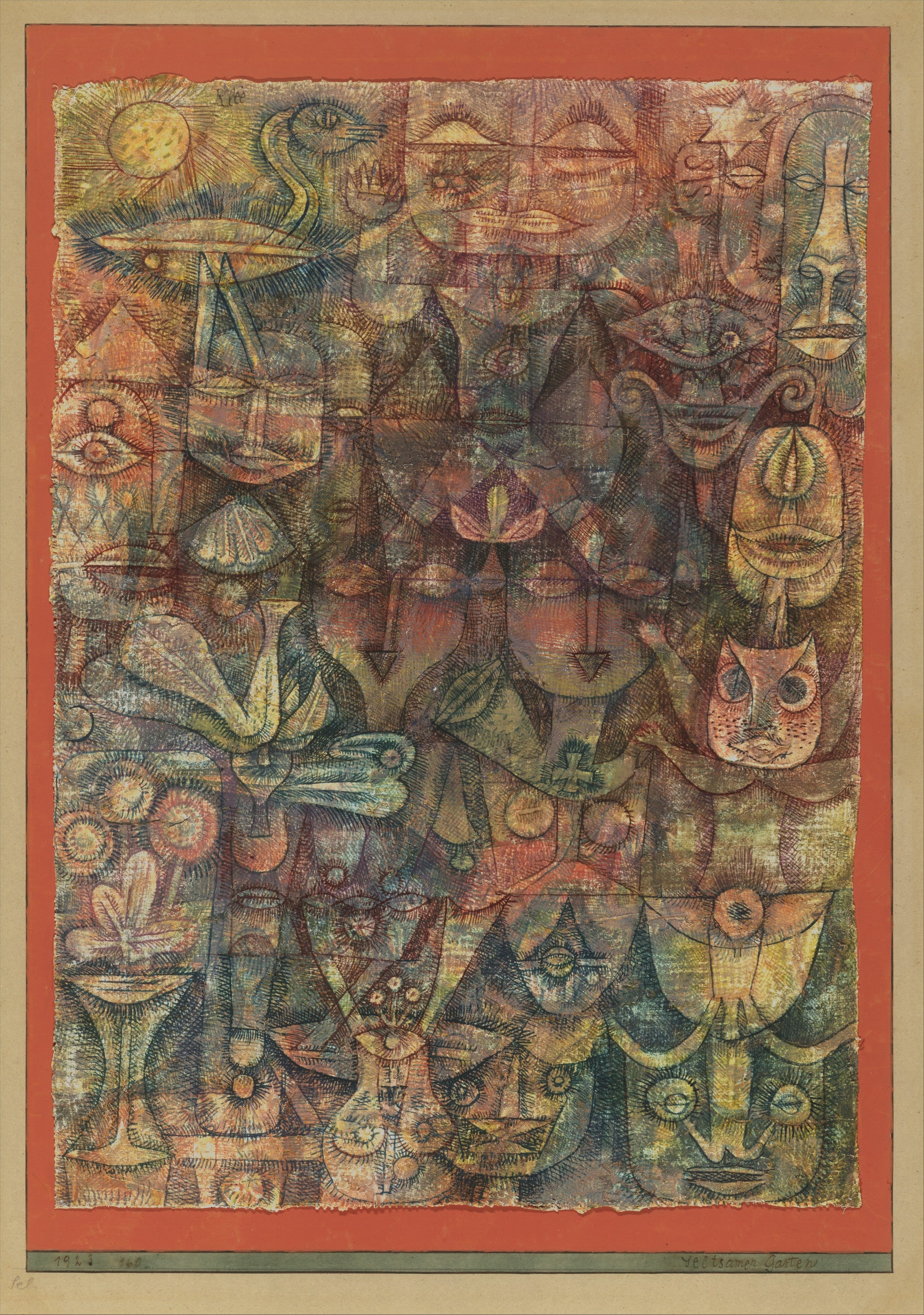 Outo puutarha - Paul Klee