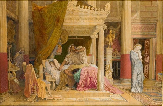 Stratonice ja Antiochus - Jean-Auguste-Dominique Ingres