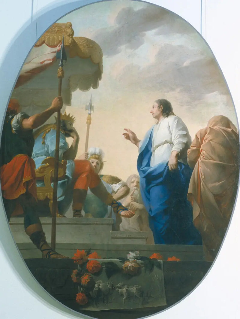 Joseph selittää faaraon unia - Pierre Subleyras