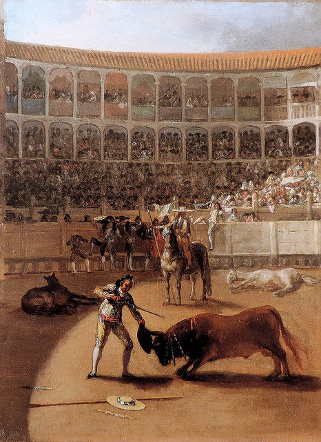Reproduction du tableau « Chance de tuer - Francisco de Goya » par Alpha Reproduction en peinture à l’huile