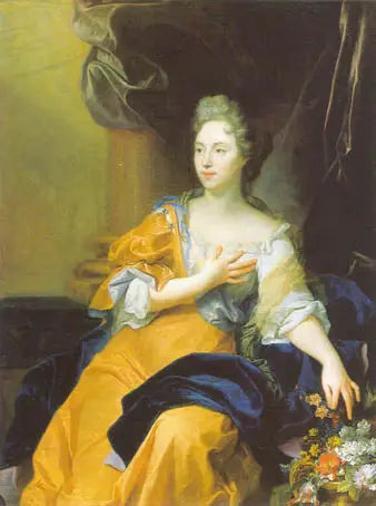 Suzanne de Boubers de Bernâtre'n muotokuva, Balthasar Kellerin puoliso - Hyacinthe Rigaud