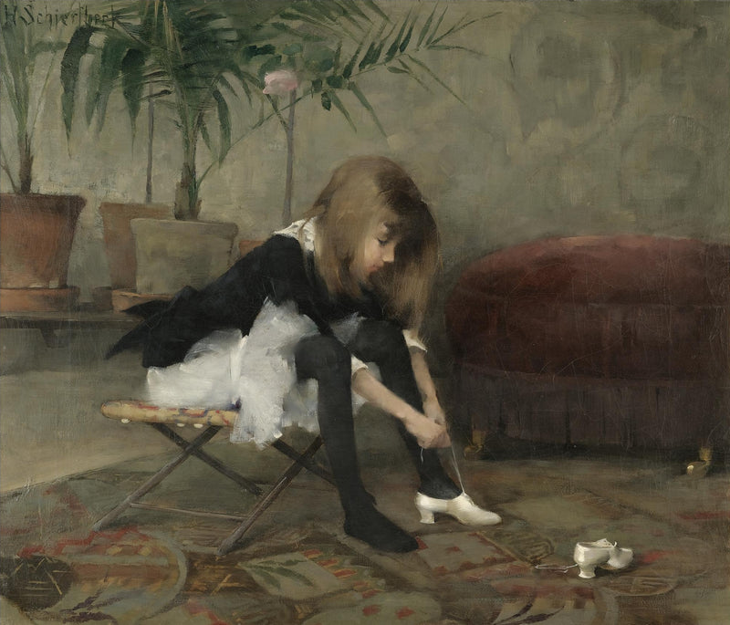 Dancing Shoes (1882) - Helene Schjerfbeck