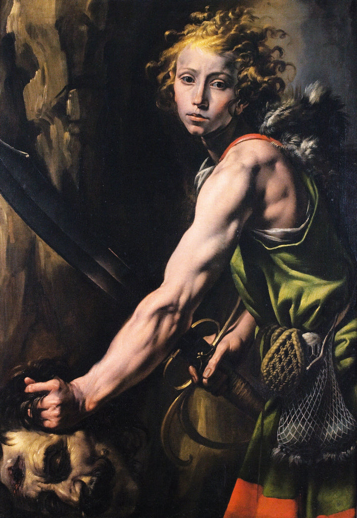 David et Golia - Tanzio da Varallo image 1 copie de tableau peinte à la main