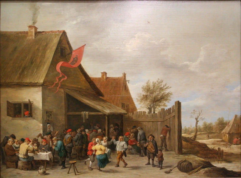 Pyhän Yrjänän Markkinat - David Teniers nuorempi