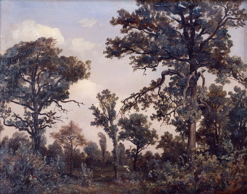 Le grand chêne, forêt de Fontainebleau - Théodore Rousseau