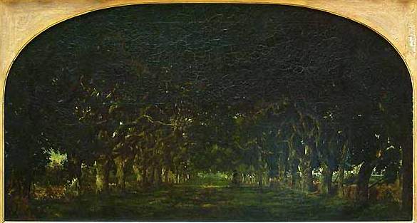 L'allée des châtaigniers - Théodore Rousseau