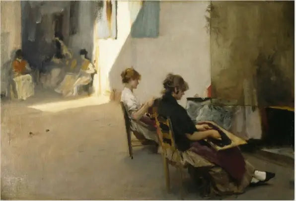 Venetsian helmityöntekijät - John Singer Sargent