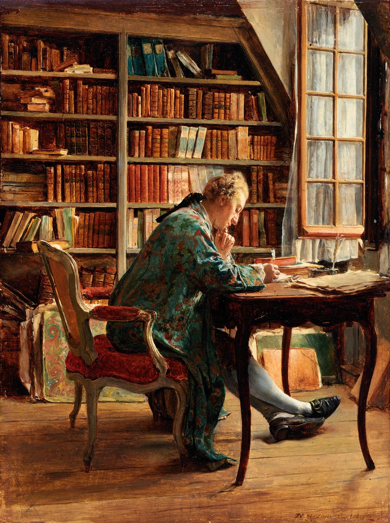 Le bibliophile - Ernest Meissonier