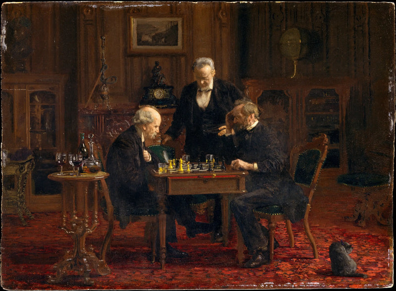 Shakkipelaajat - Thomas Eakins