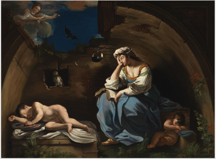 La Muse Pensive - Guercino - Alpha Reproduction