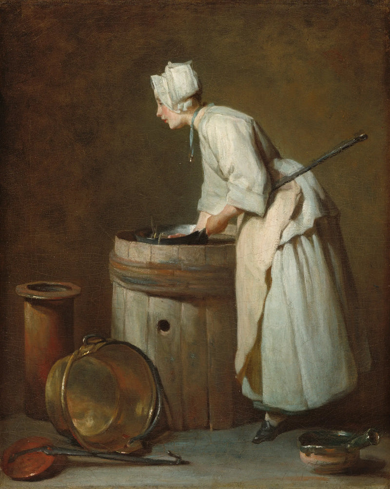 Keittiövaunu - Jean Siméon Chardin