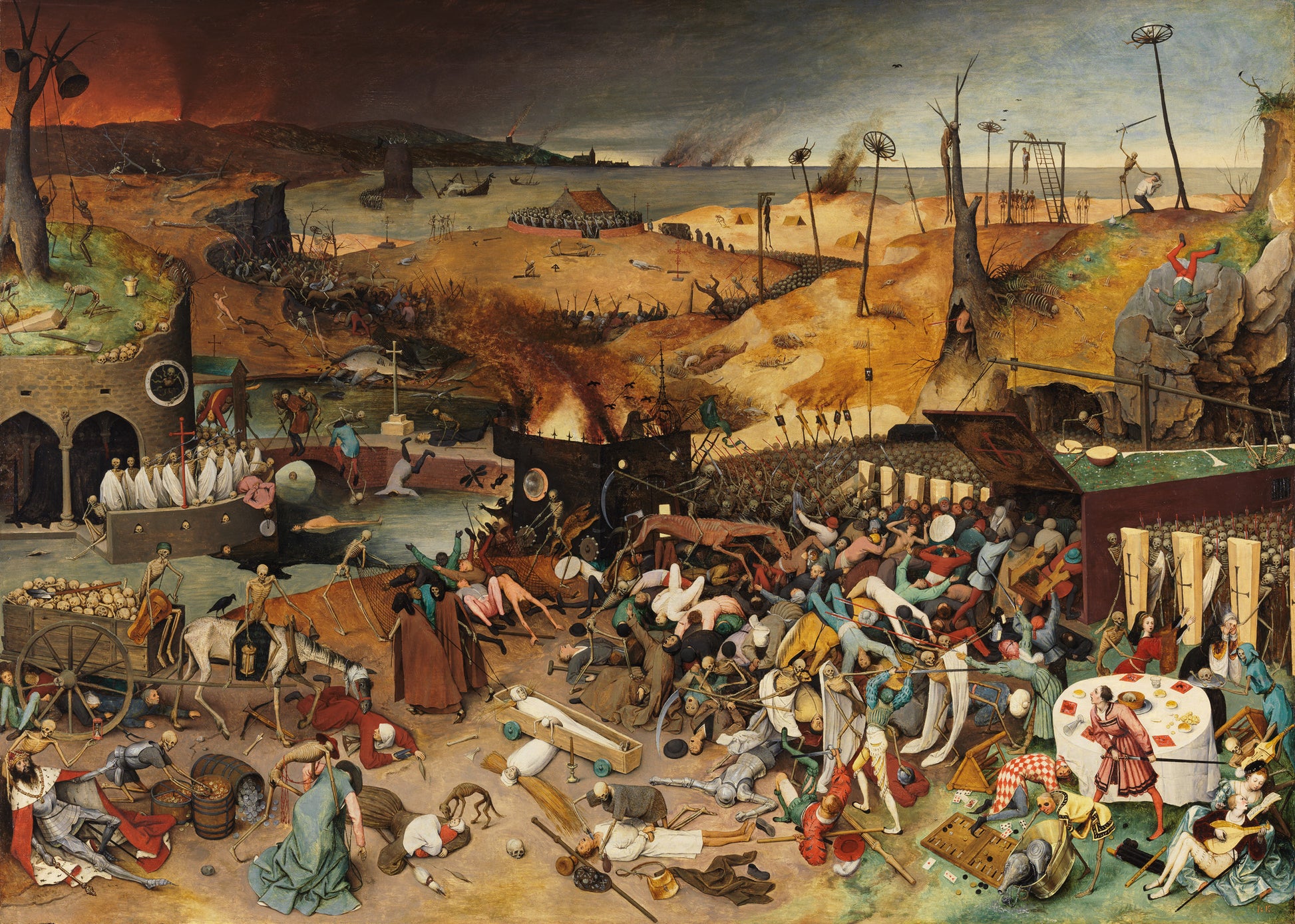 Le Triomphe de la Mort - Pieter Brueghel the Elder