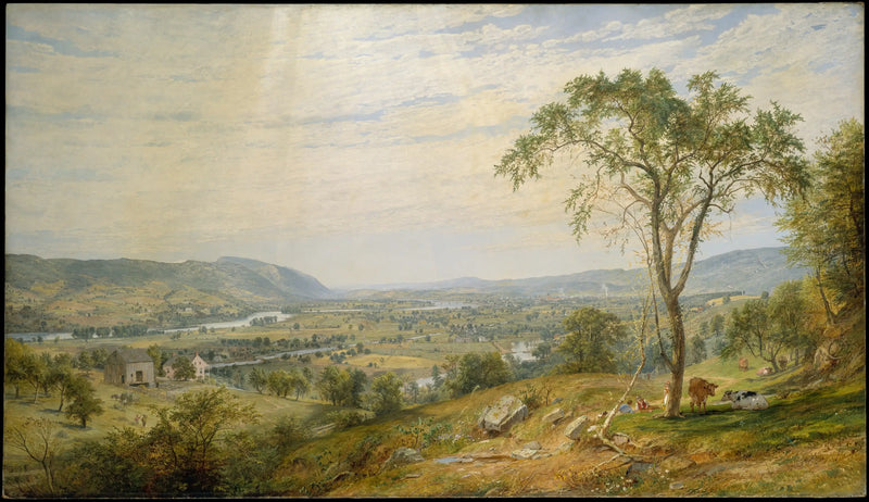 Wyomingin laakso - Jasper Francis Cropsey