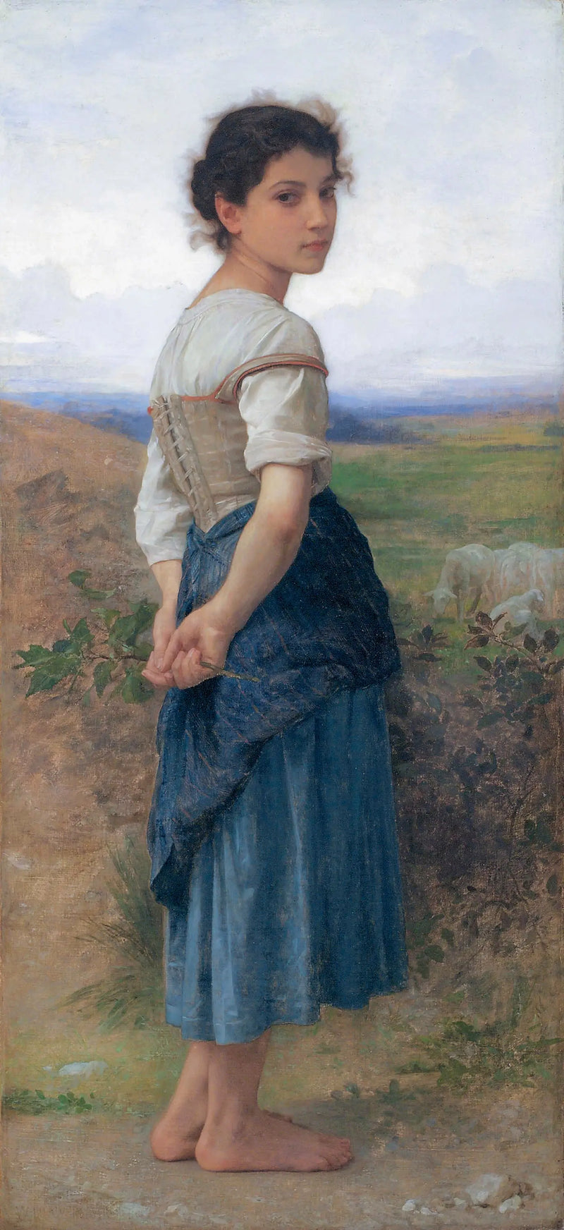 Nuori paimenneito - Bouguereau