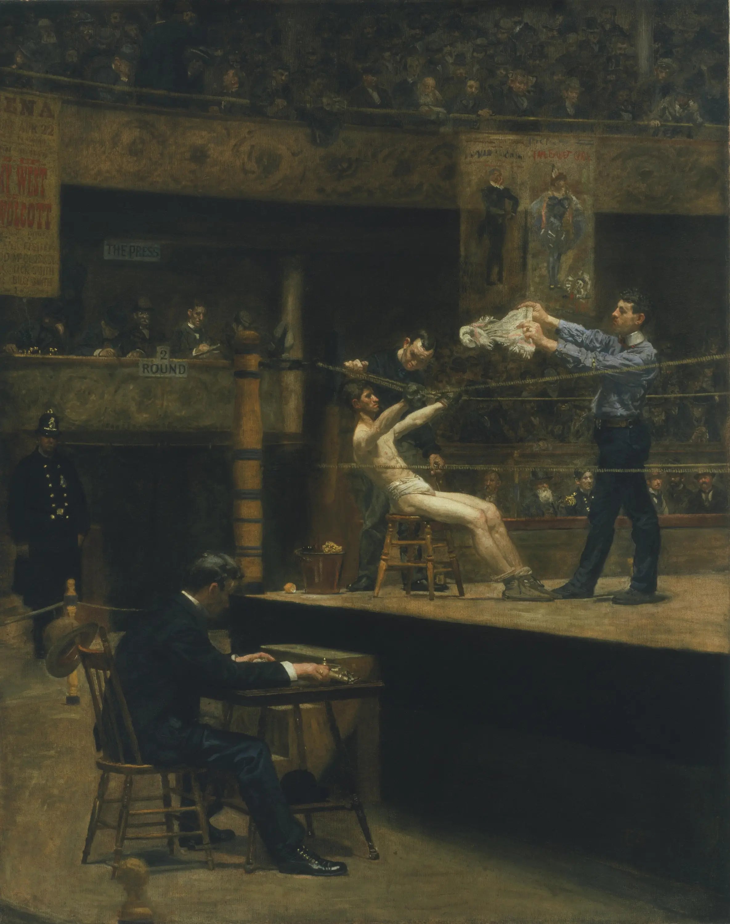 Entre les rounds - Thomas Eakins - Alpha Reproduction