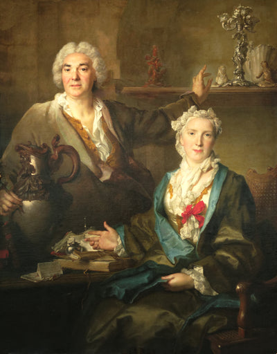 Portrait de Thomas Germain et de sa femme Anne-Denise Gauchelet - Nicolas de Largillière