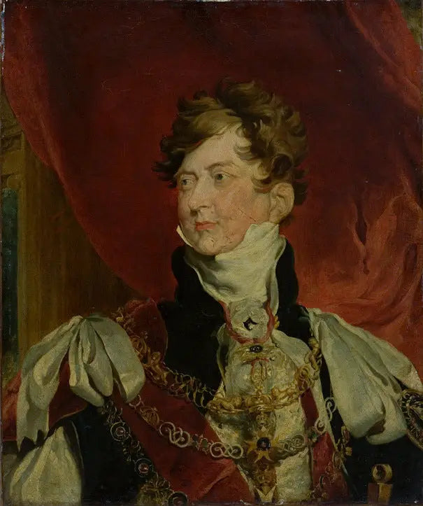 George IV prins-regentti ja Sirppi-ristin ritarikunnan merkkeineen - Thomas Lawrence
