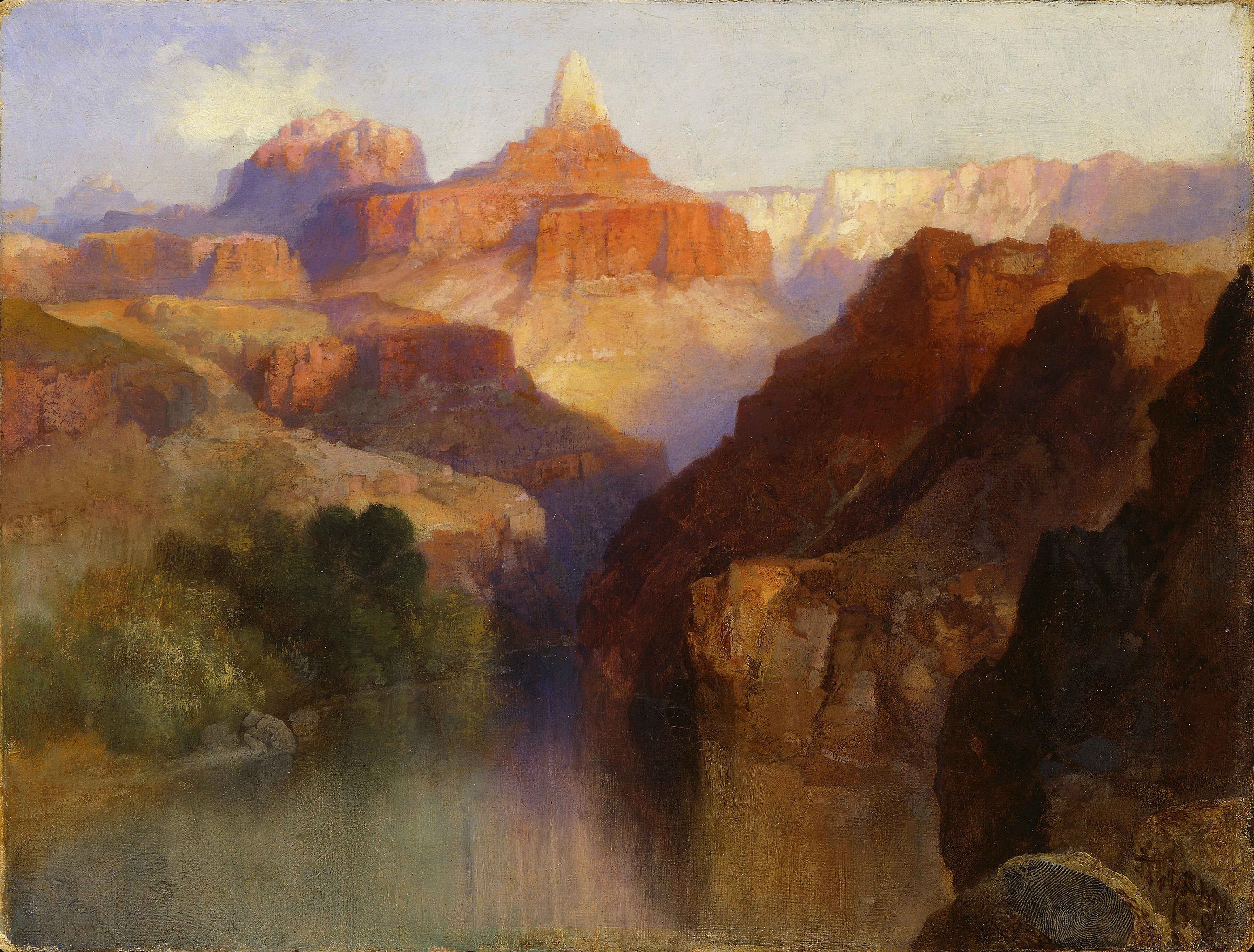 Pic Zoroastre (Grand Canyon, Arizona) - Thomas Moran