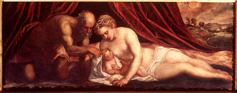 Vénus, Vulcain ja Cupido - Jacopo Tintoretto