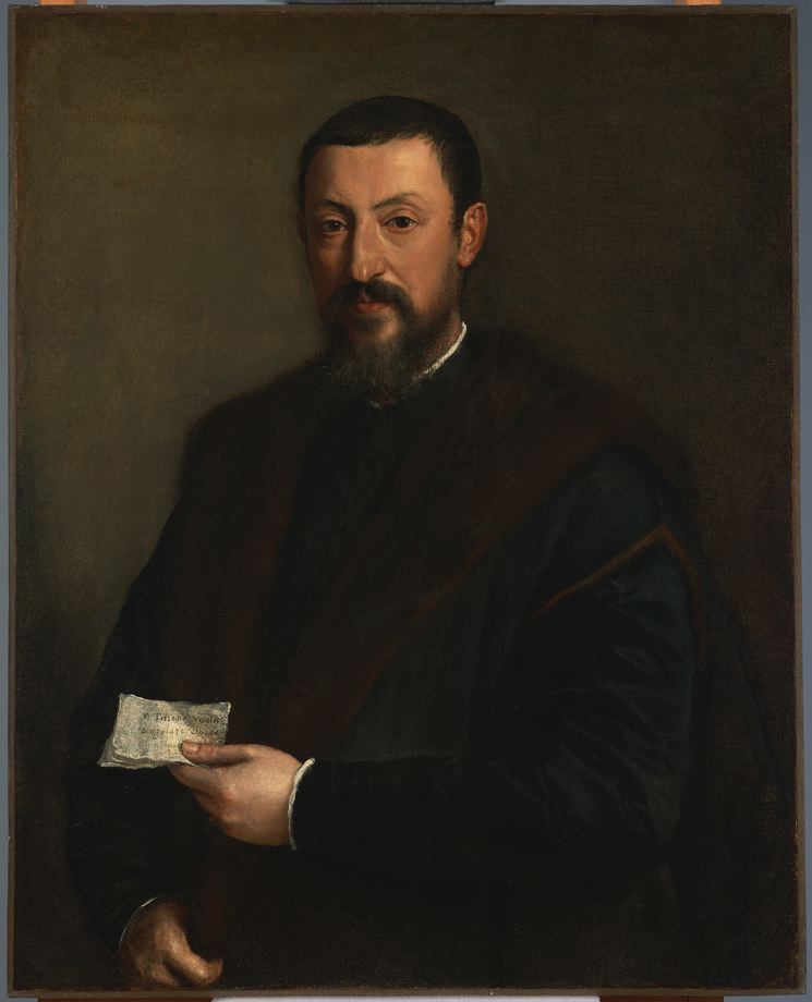 Portrait d'un ami du Titien, Marco Mantova Benevides - Titian