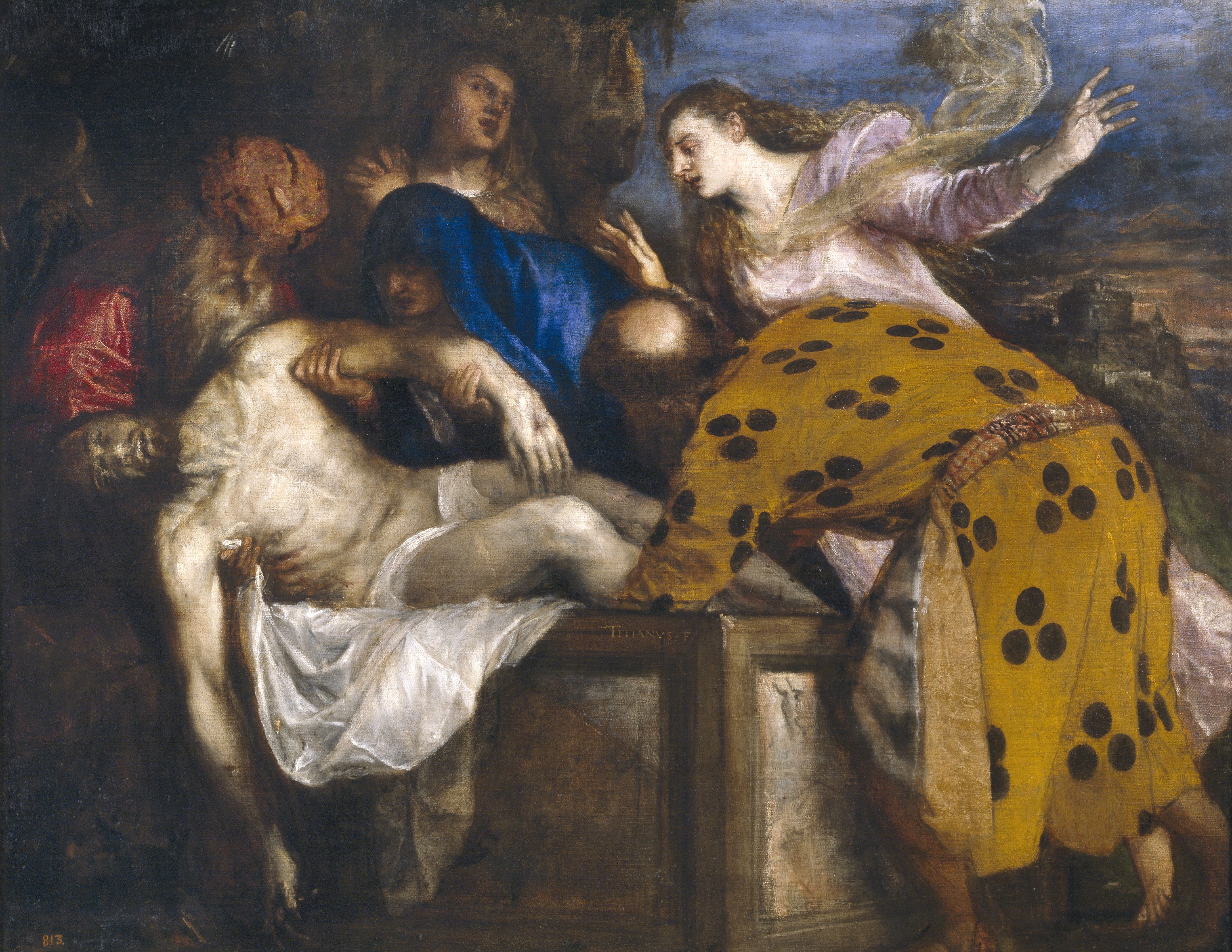 mise au tombeau - Titian
