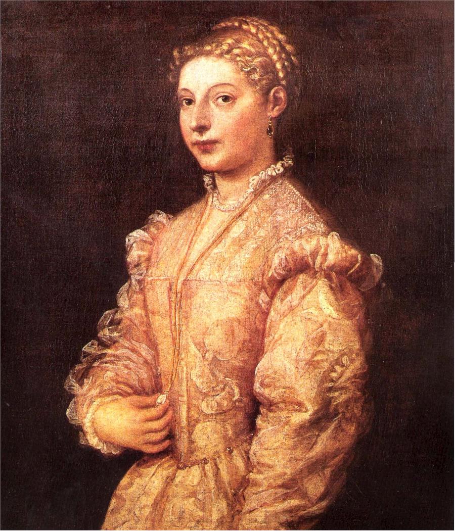 Portrait de Lavinia Vecellio - Titian