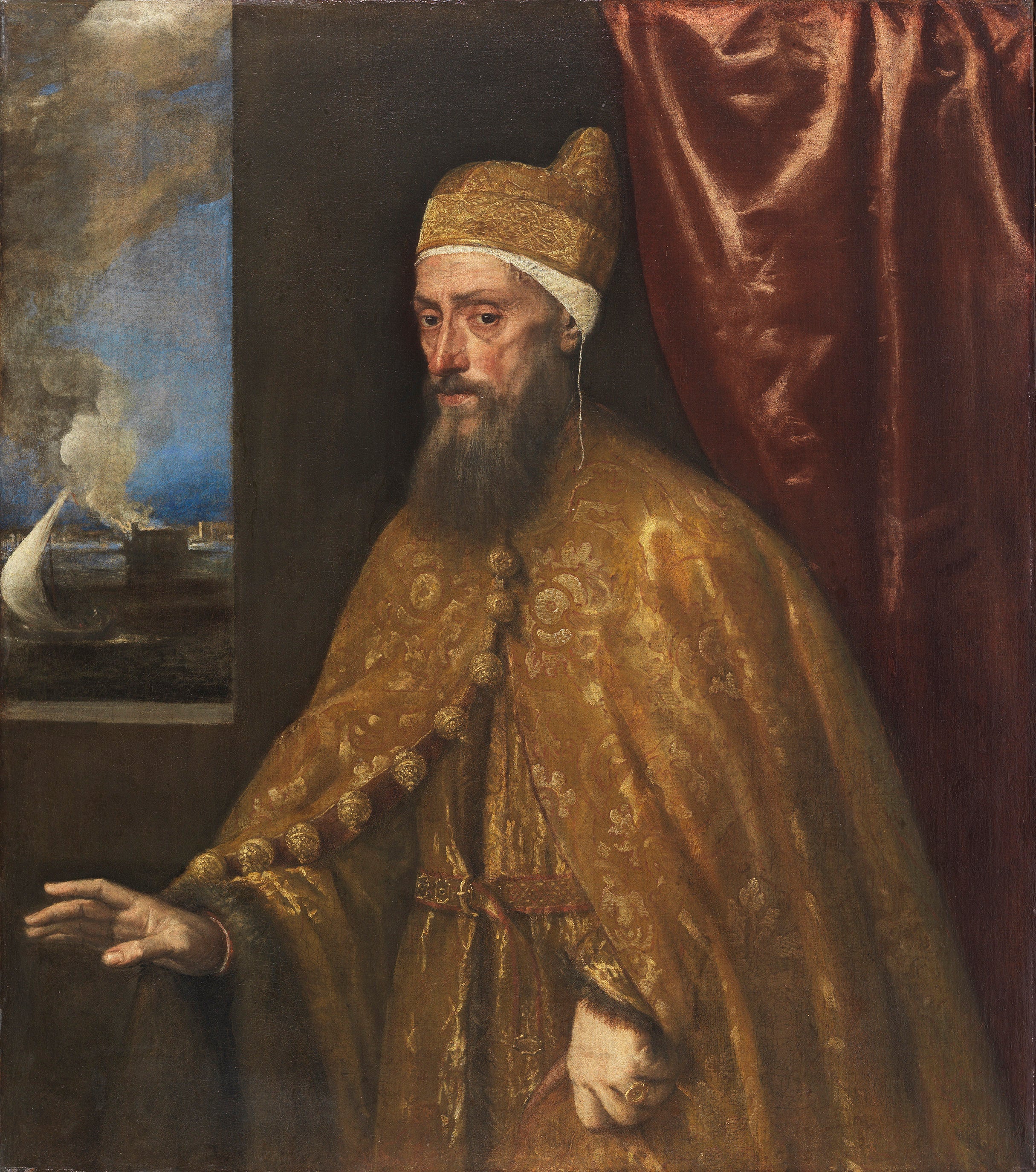 Portrait du doge Francesco Venier - Titian
