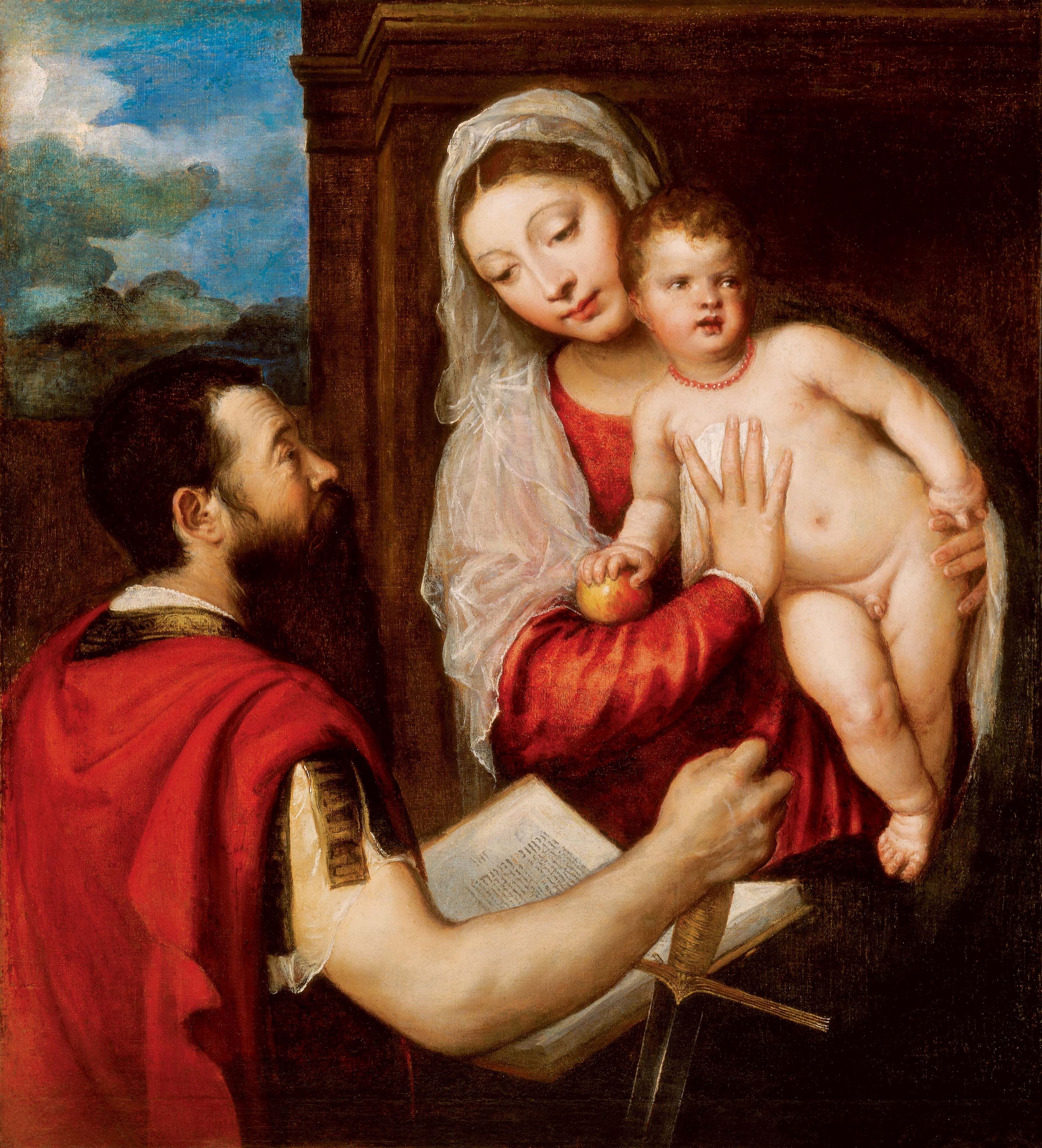 Vierge à l'Enfant avec saint Paul - Titian