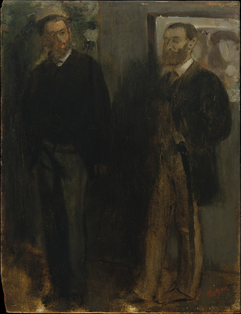 Kaksi miestä - Edgar Degas