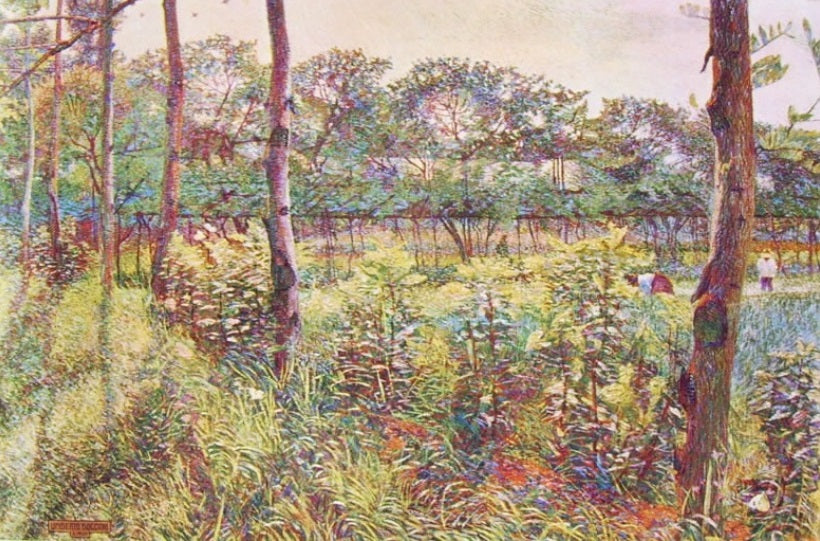Campagne lombarde - Umberto Boccioni