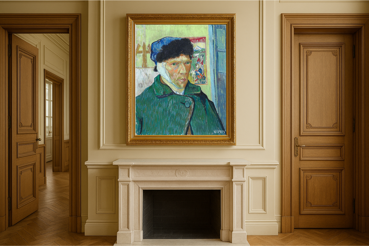 🎨 Omakuva sidottu korva – Vincent van Gogh (1889)