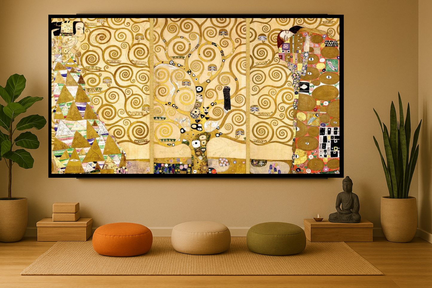 🌳✨ Elämänpuu – Stocletin frieesi – Gustav Klimt (1905–1909)