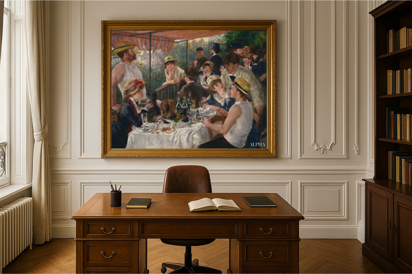 "Kanootinlounas - Pierre-Auguste Renoir"